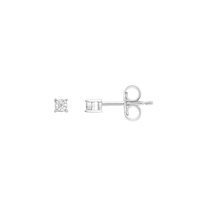 Pendientes Comete Mujer Storia di Luce 375 in Oro blanco Diamante KORB1014